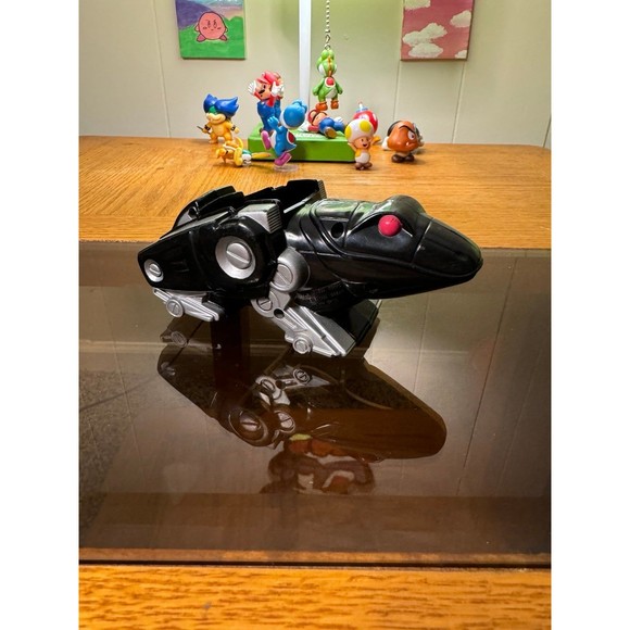 1995 Mighty Morphin Power Rangers Black Ranger Frog Zord Megazord - Picture 1 of 5